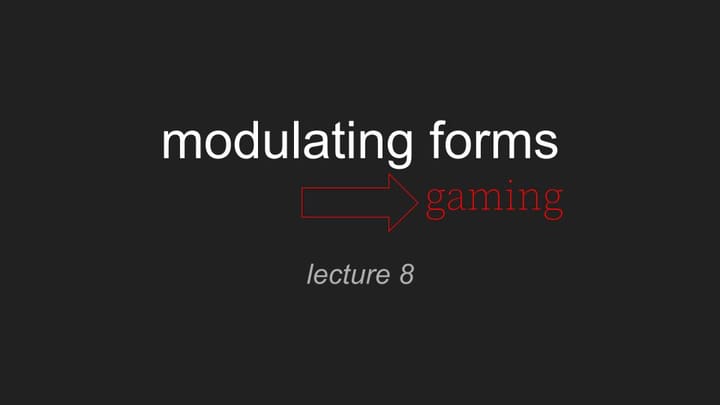 moving image: theory | context: lecture 8